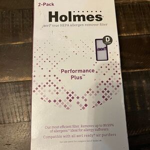Holmes Performance Plus HEPA Allergen Filter - White/Purple (2-Pack)